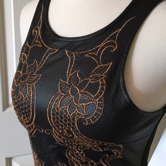 NWT JEALOUS TOMATO BLACK DRESS LEATHER COOPER MED - Picture 2 of 5